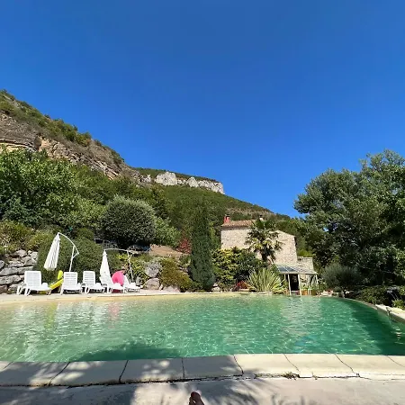 Gite Du Vallon Des Sources Millau Exterior foto